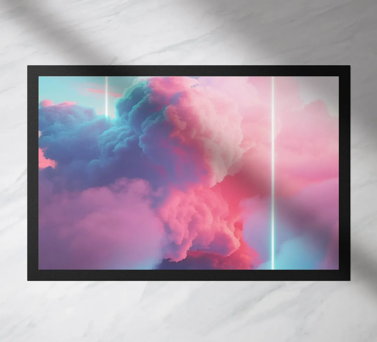 Pink clouds rectangle zerbino da LeDieg