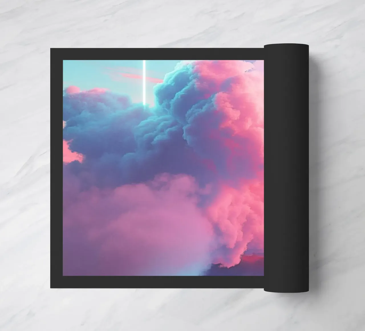 Pink clouds rectangle zerbino da LeDieg