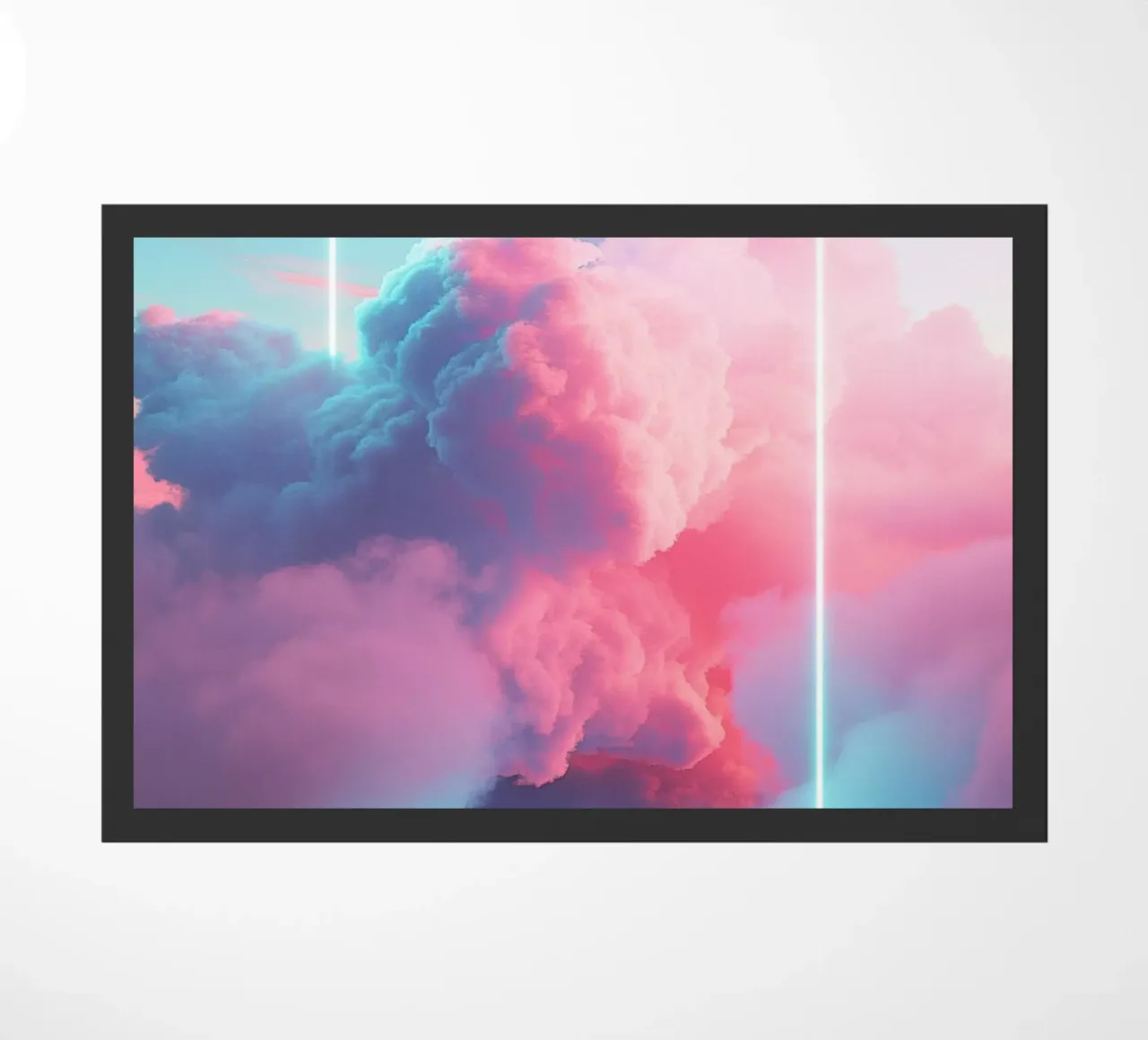 Pink clouds rectangle zerbino da LeDieg