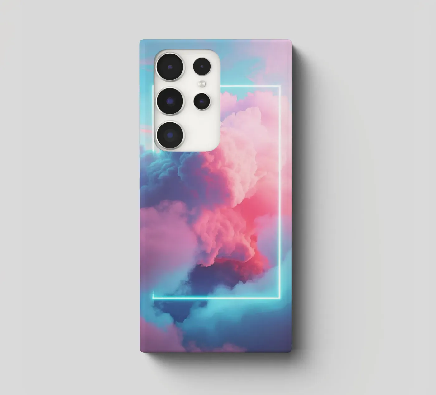 Pink clouds rectangle coque samsung de LeDieg