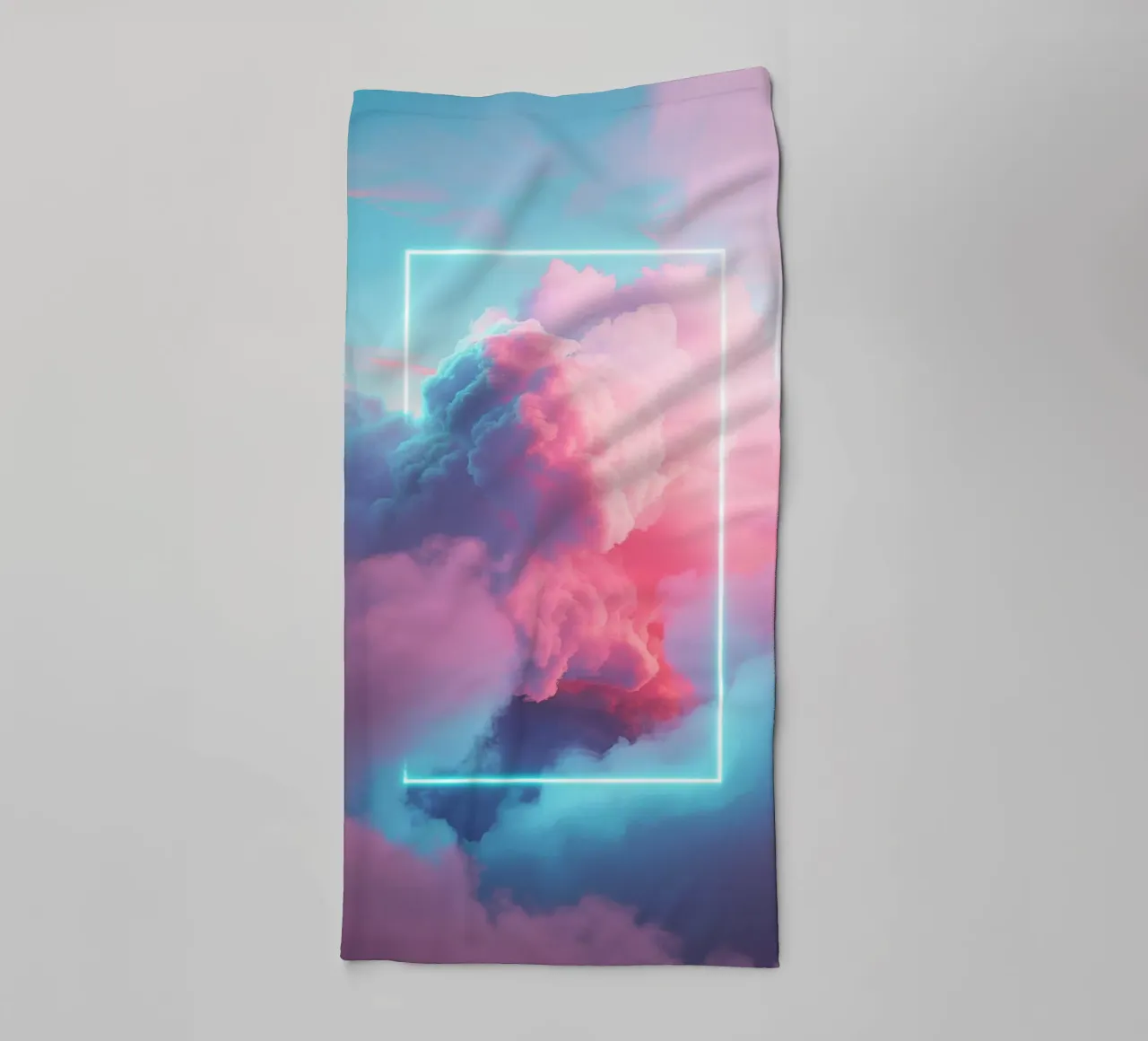 Pink clouds rectangle Handtuch von LeDieg