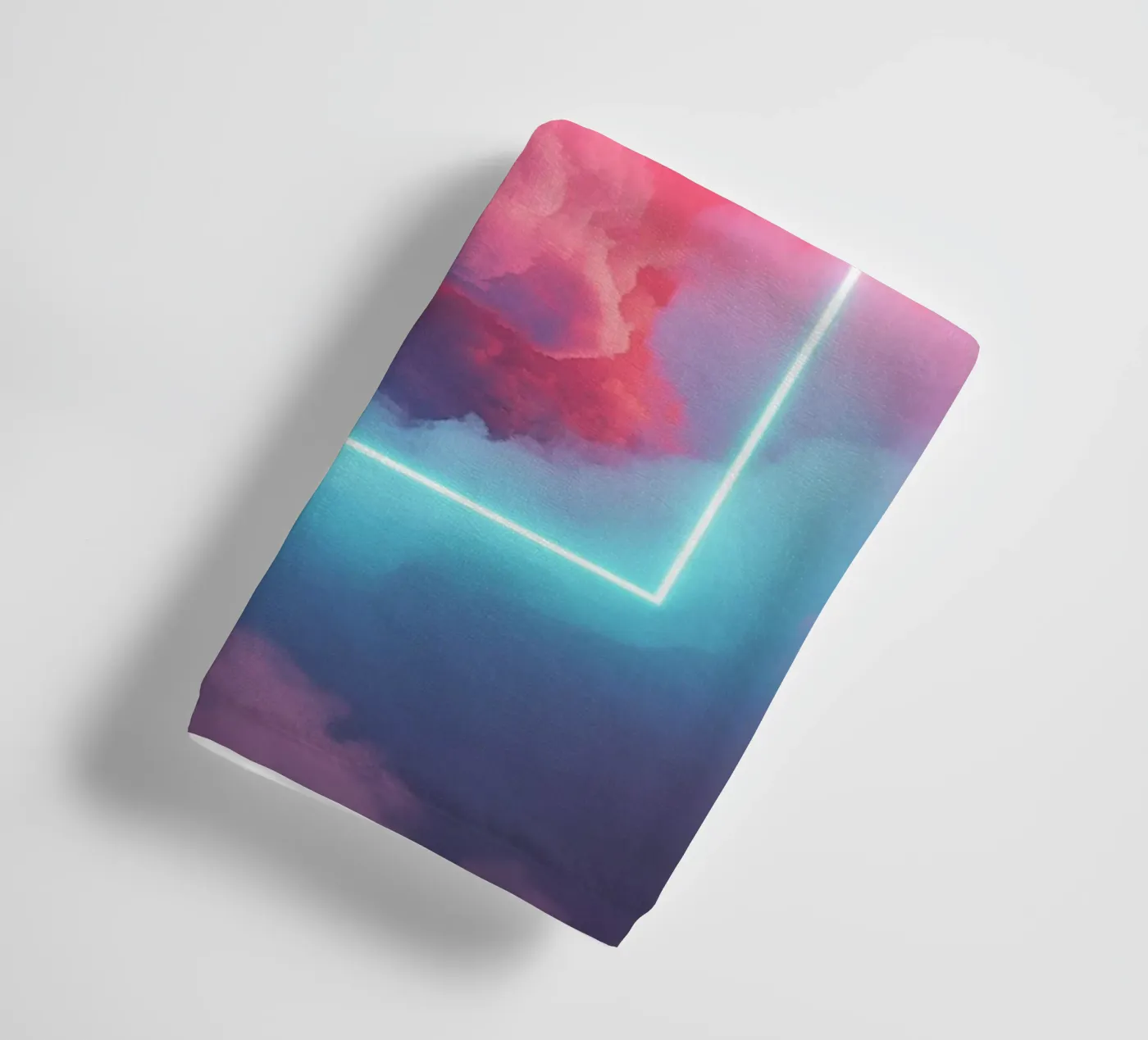 Pink clouds rectangle asciugamano da bagno da LeDieg