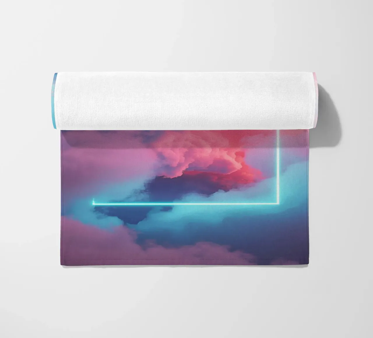 Pink clouds rectangle telo mare da LeDieg