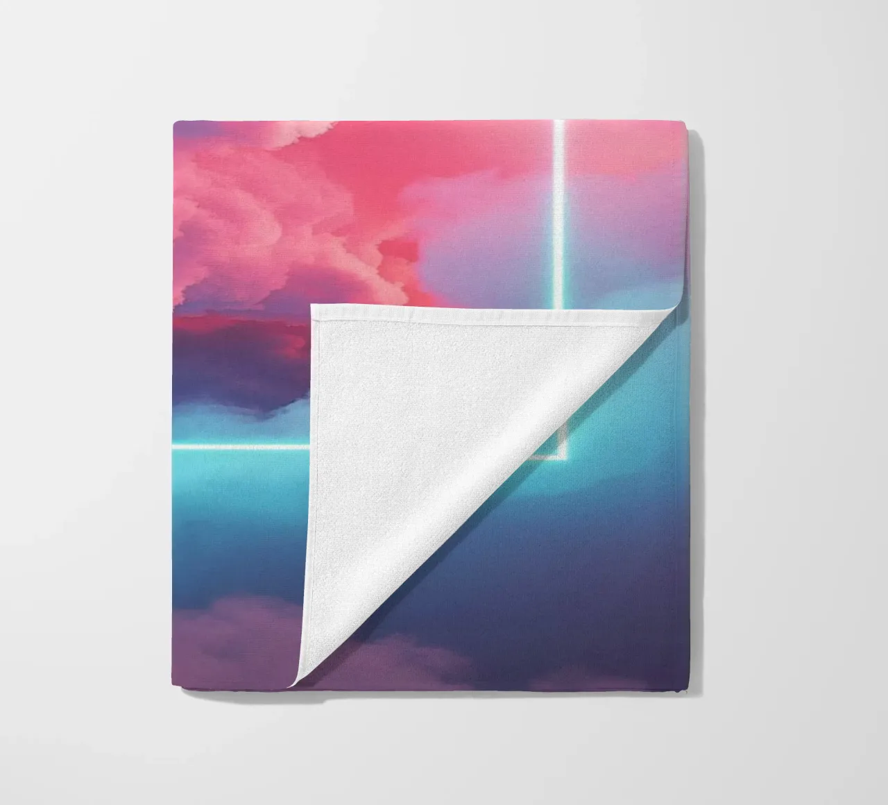 Pink clouds rectangle telo mare da LeDieg