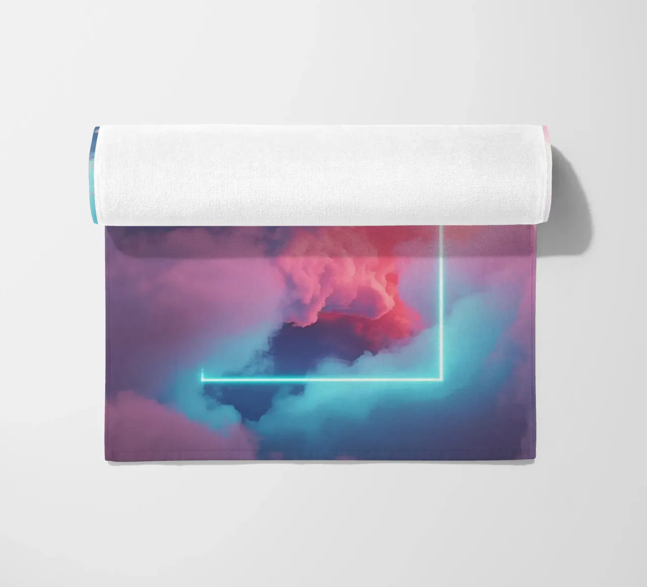 Pink clouds rectangle telo mare da LeDieg