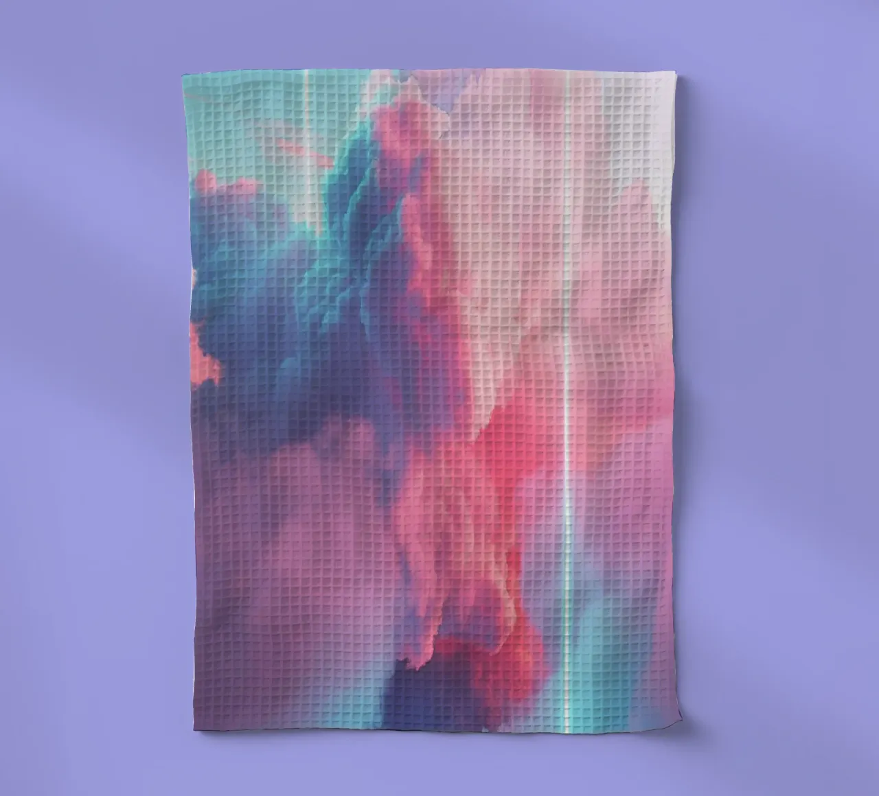 Pink clouds rectangle torchon de LeDieg