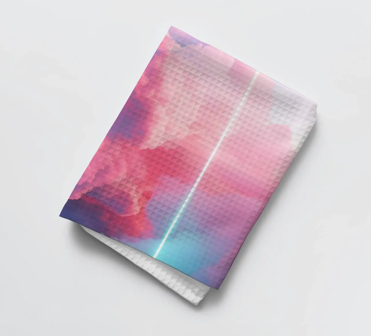 Pink clouds rectangle torchon de LeDieg