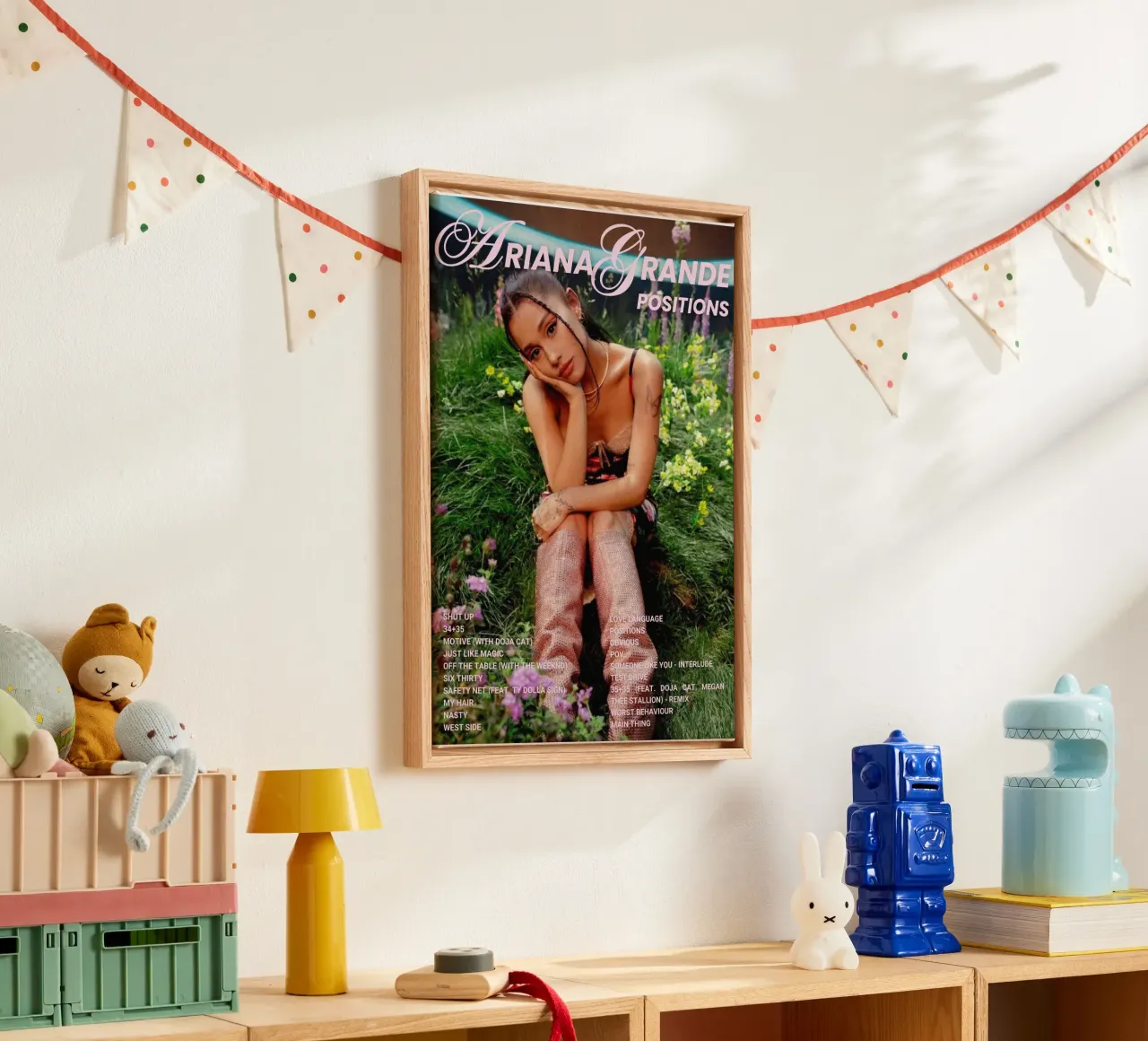 Positions Live On Stage canvas with Floater frame by hornosofhappy
