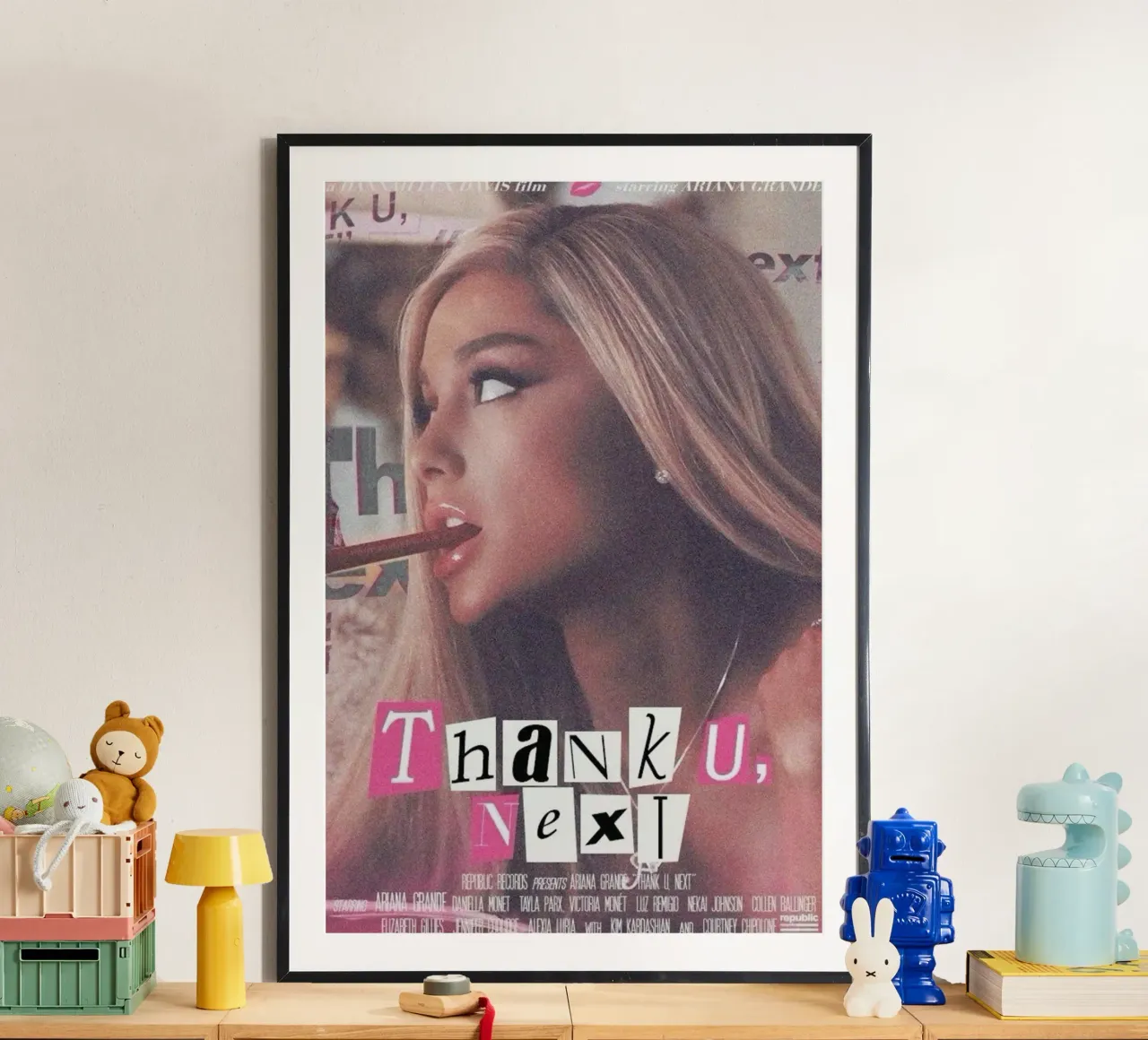 Il tour Grande Experience poster con telaio in legno da hornosofhappy