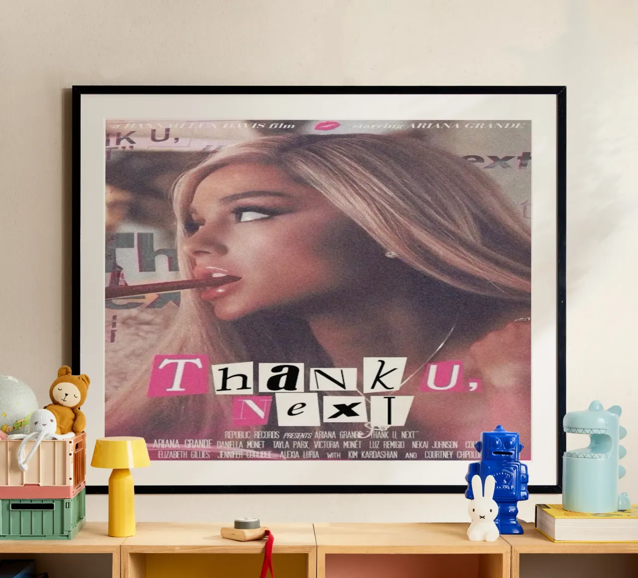 Il tour Grande Experience poster con telaio in legno da hornosofhappy