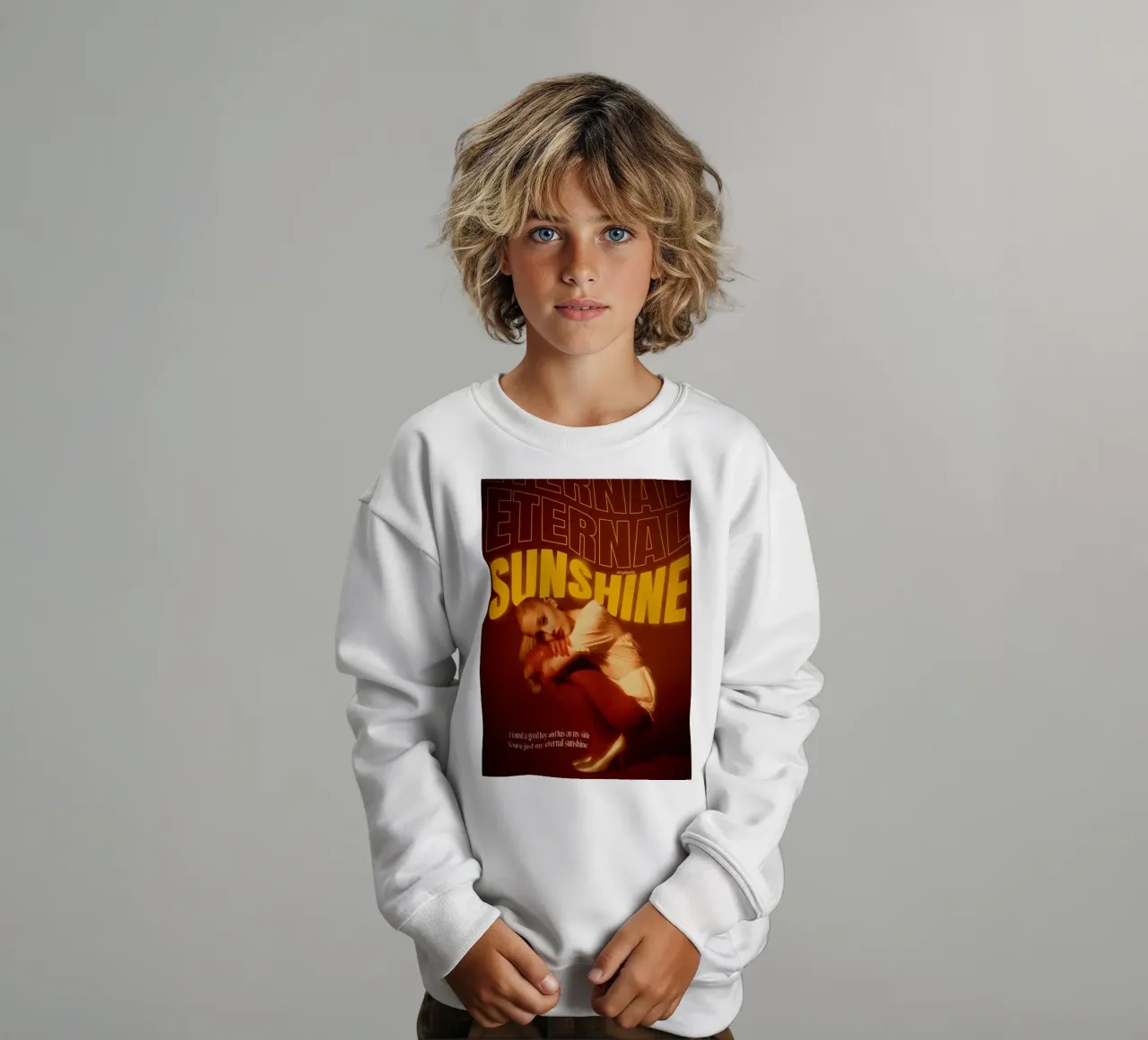 Stasera non ci sono più lacrime felpa bambino da hornosofhappy