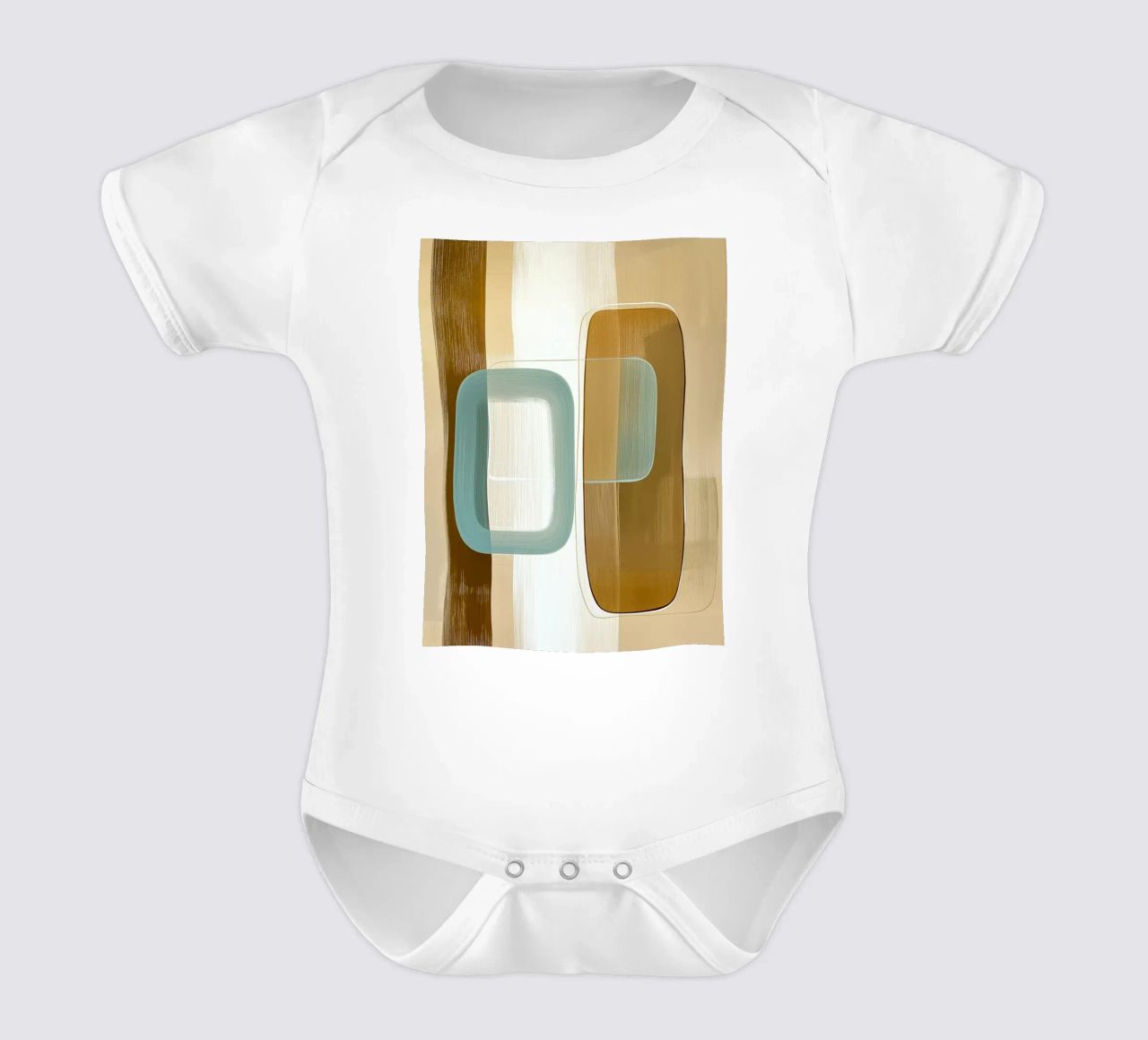 Abstract boho body neonato maniche corte da Imagine