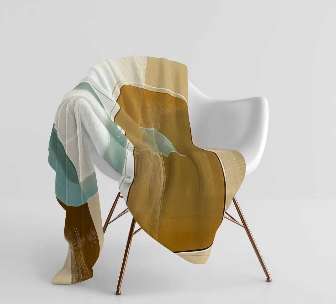 Abstract boho coperta in pile da Imagine