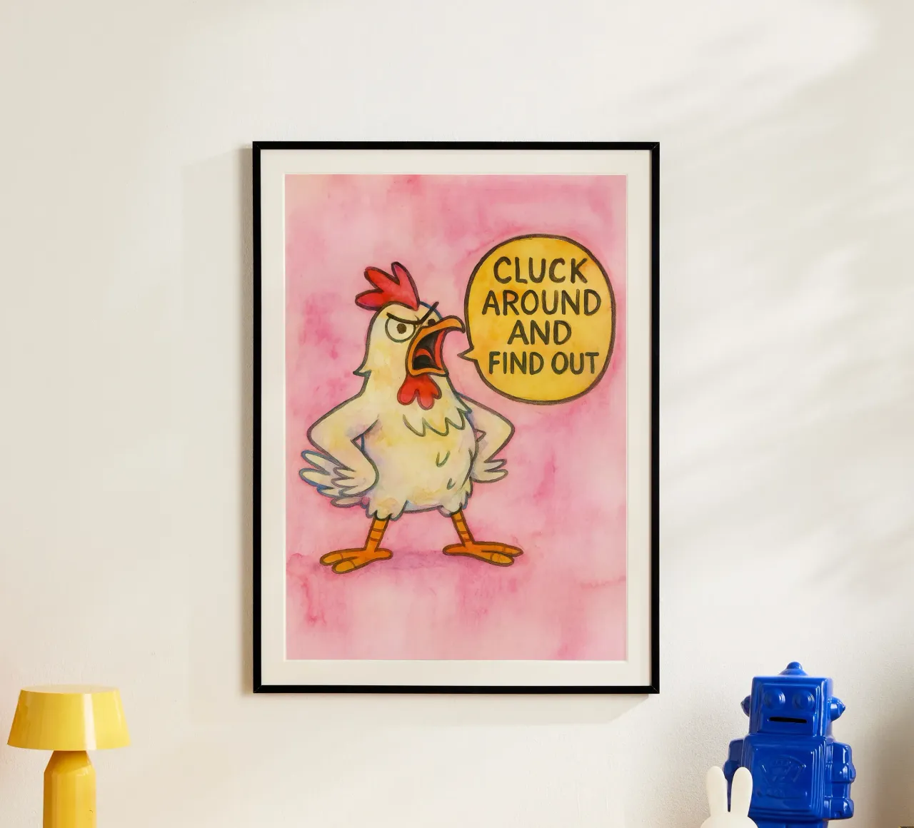 gallo divertente poster da limous