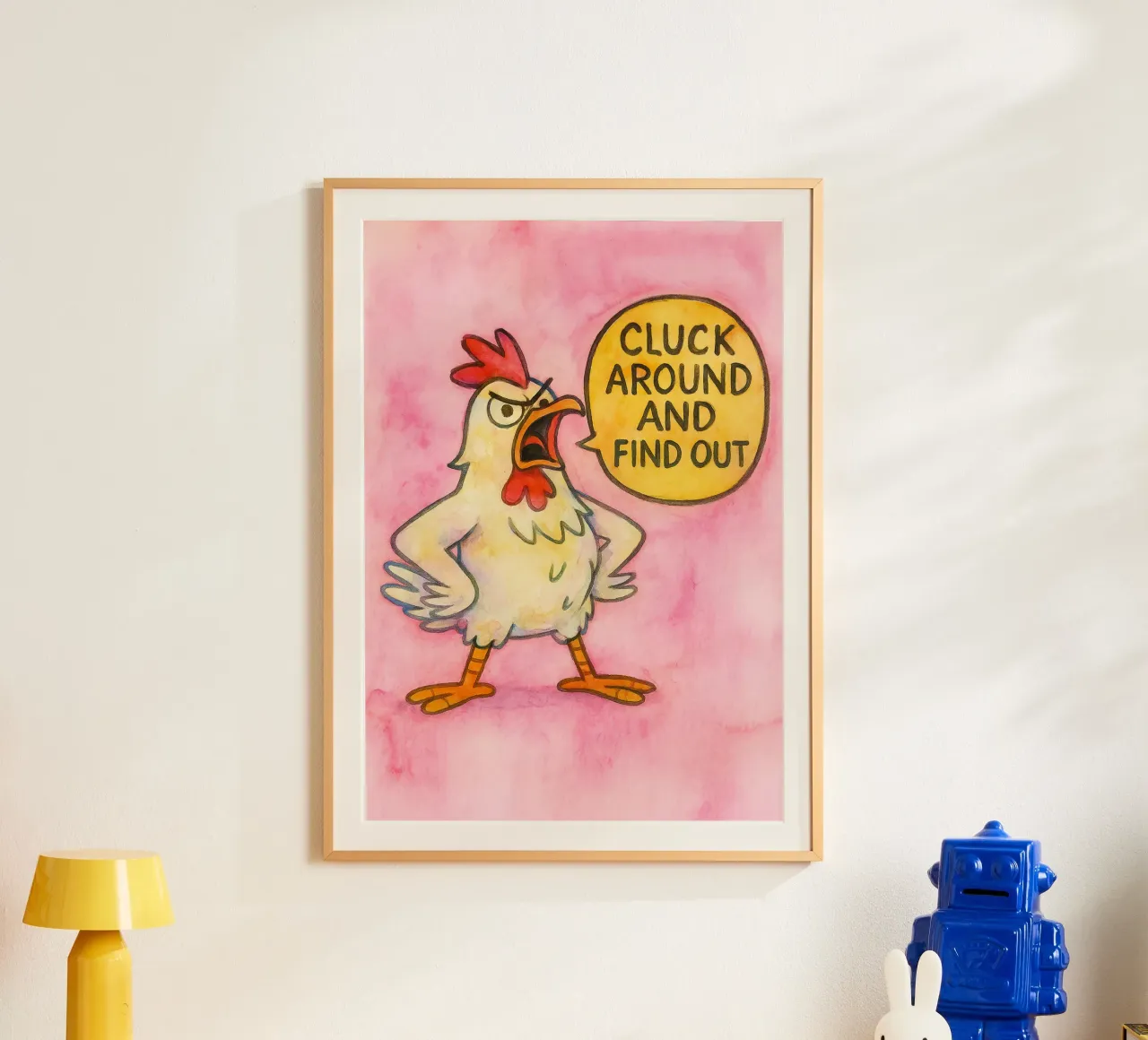 gallo divertente poster da limous