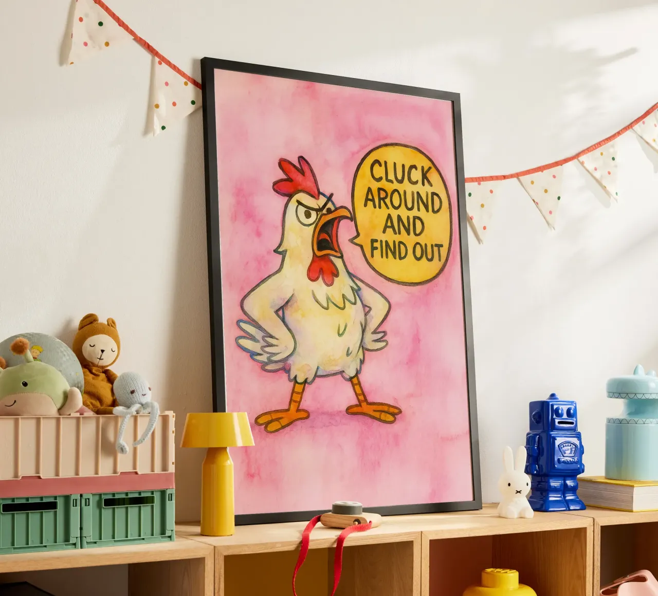 gallo divertente poster da limous