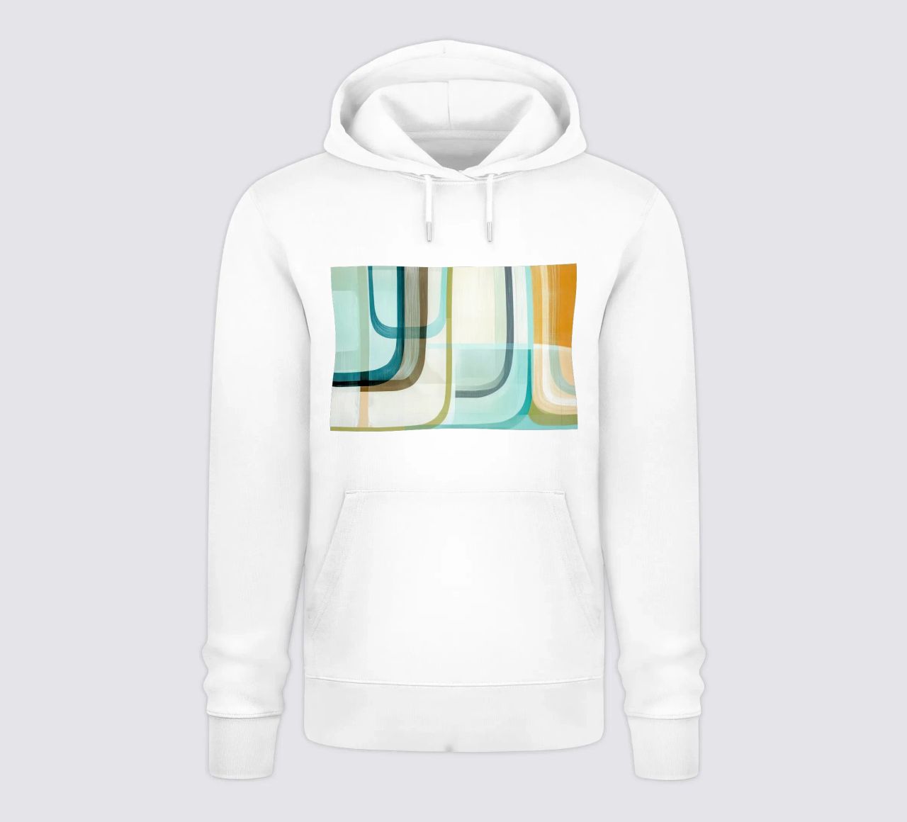 Abstract boho felpa con cappuccio da Imagine