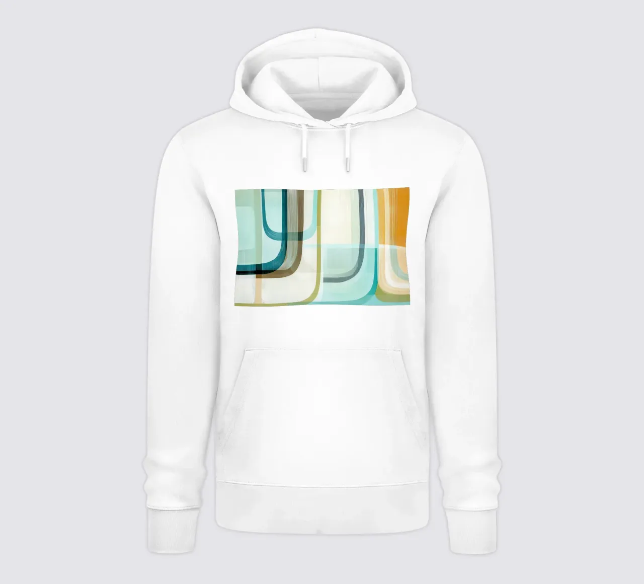 Abstract boho felpa con cappuccio da Imagine