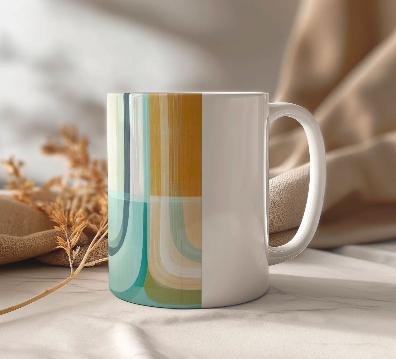 Abstract boho tazza in ceramica da Imagine