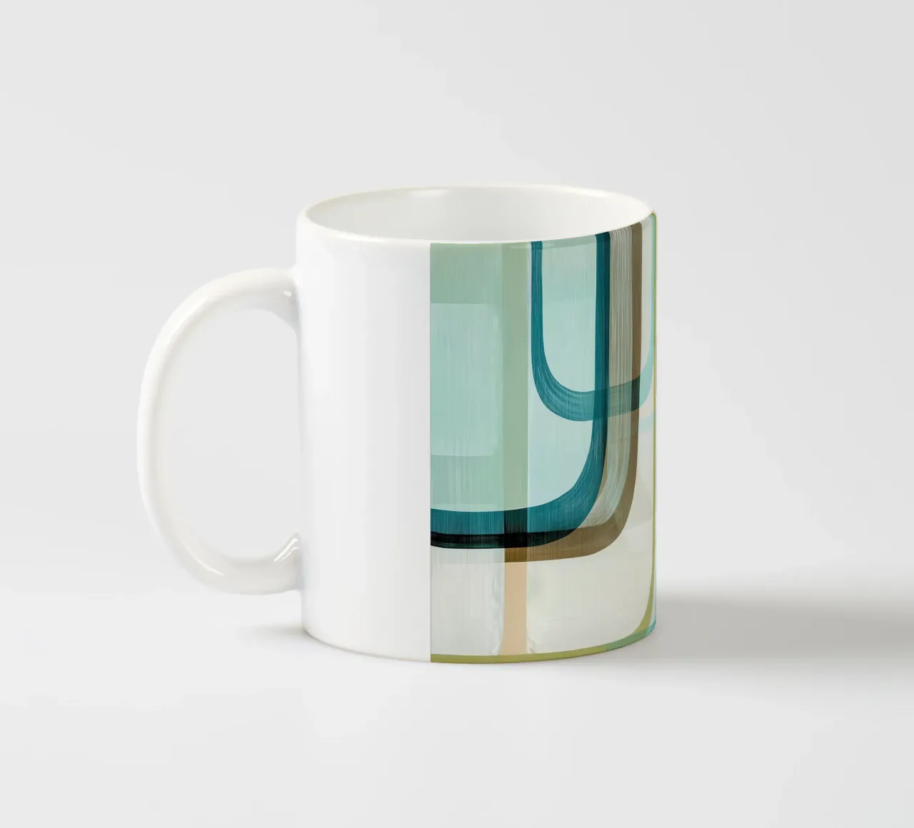 Abstract boho keramische mok van Imagine