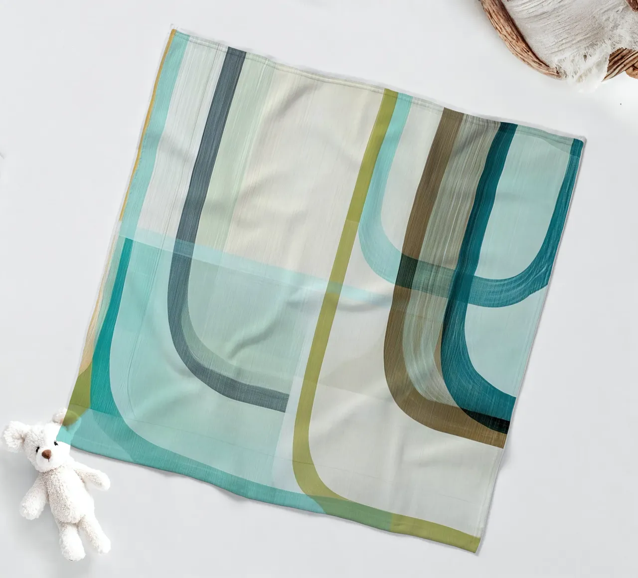 Abstract boho coperta in pile da Imagine
