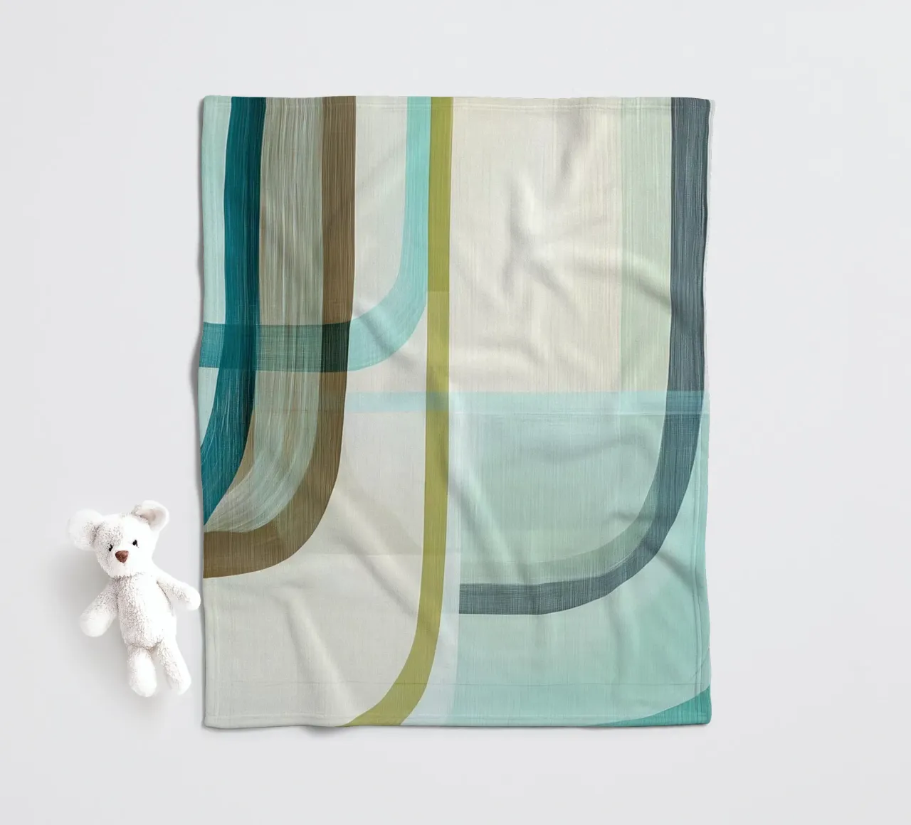 Abstract boho coperta in pile da Imagine