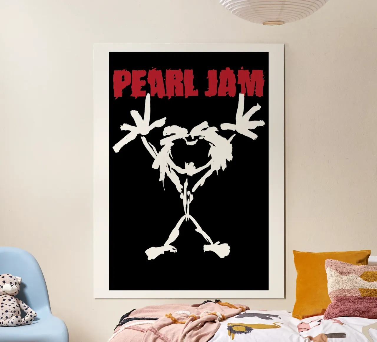 Le leggende iconiche dei Pearl Jam poster con telaio in alluminio da herculehocne