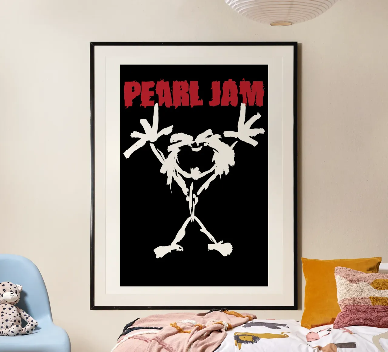 Le leggende iconiche dei Pearl Jam poster con telaio in alluminio da herculehocne