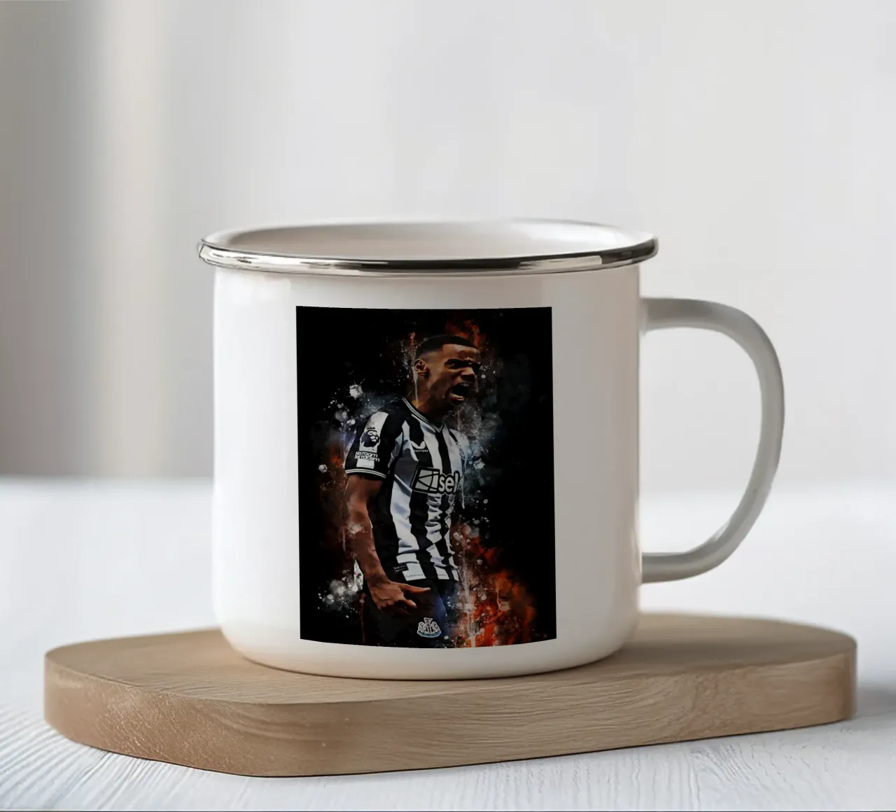 Alexander Isak tazza in smalto da MasterInkArt