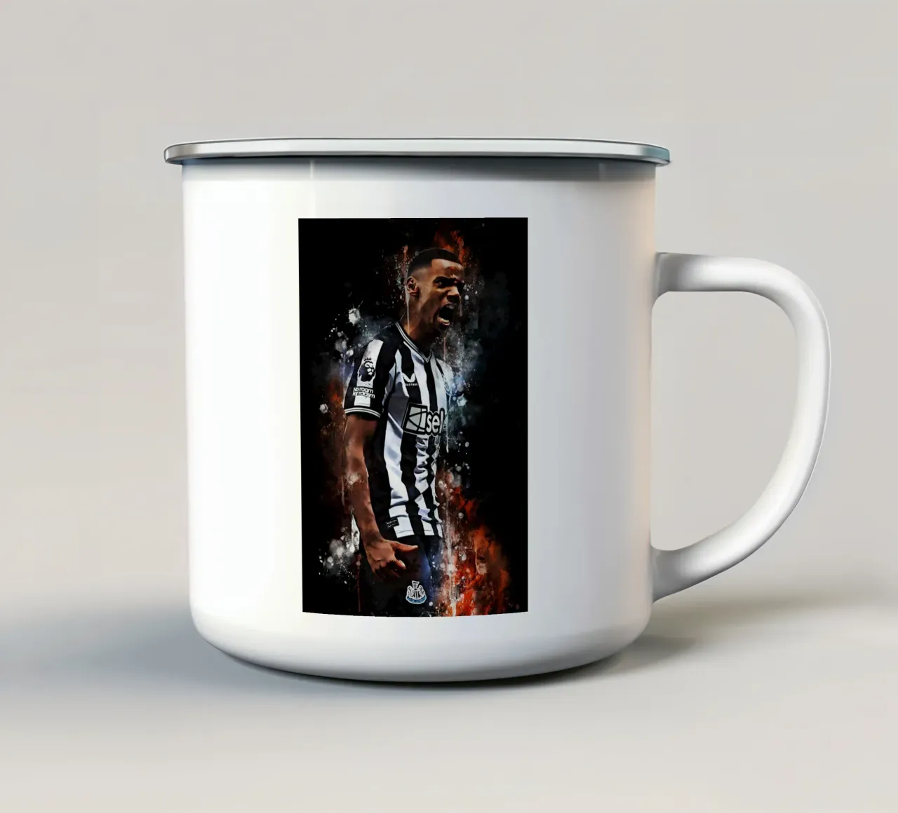 Alexander Isak tazza in smalto da MasterInkArt