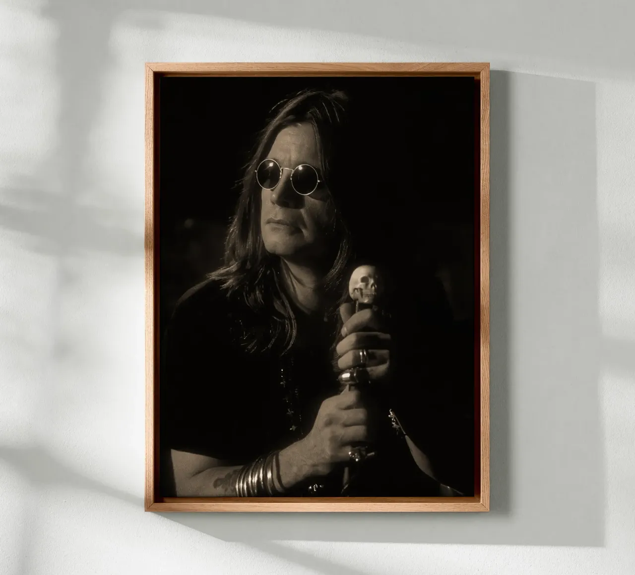 Ozzy Osbourne tela con Cornice a cassetta da Musadad Shop