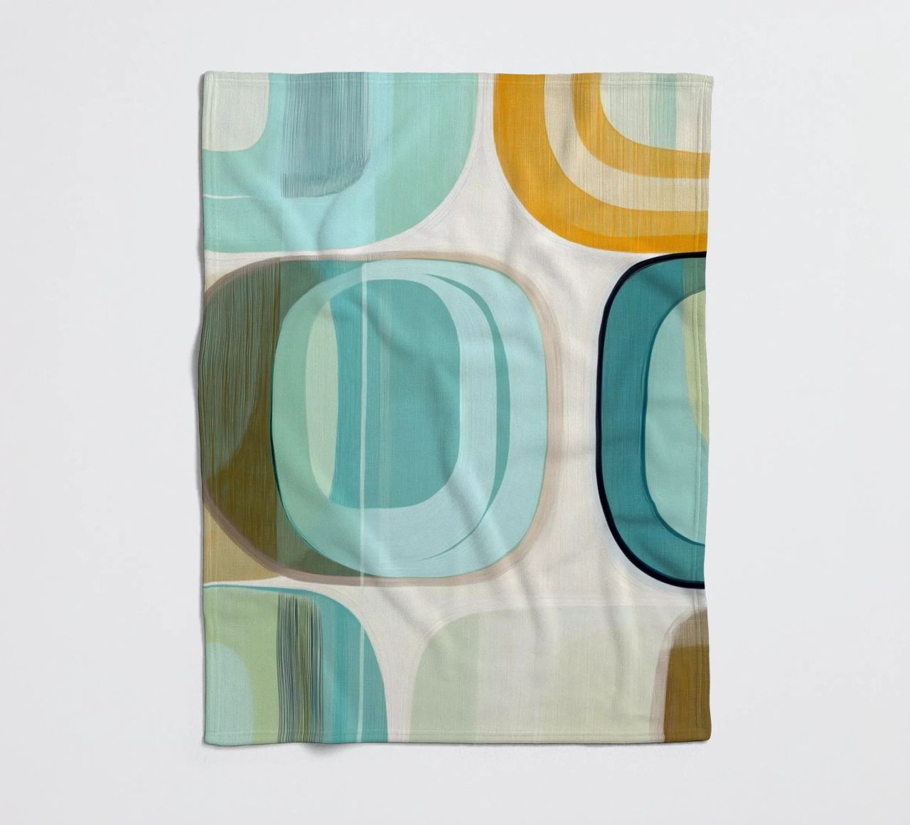 Abstract boho coperta in pile da Imagine