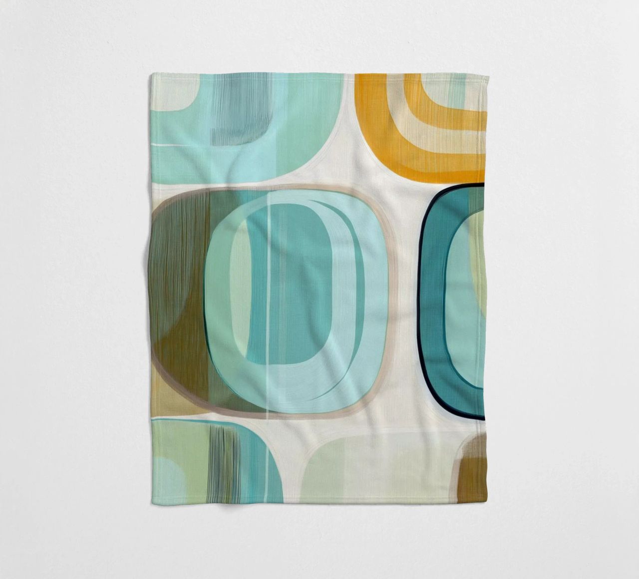 Abstract boho coperta in pile da Imagine