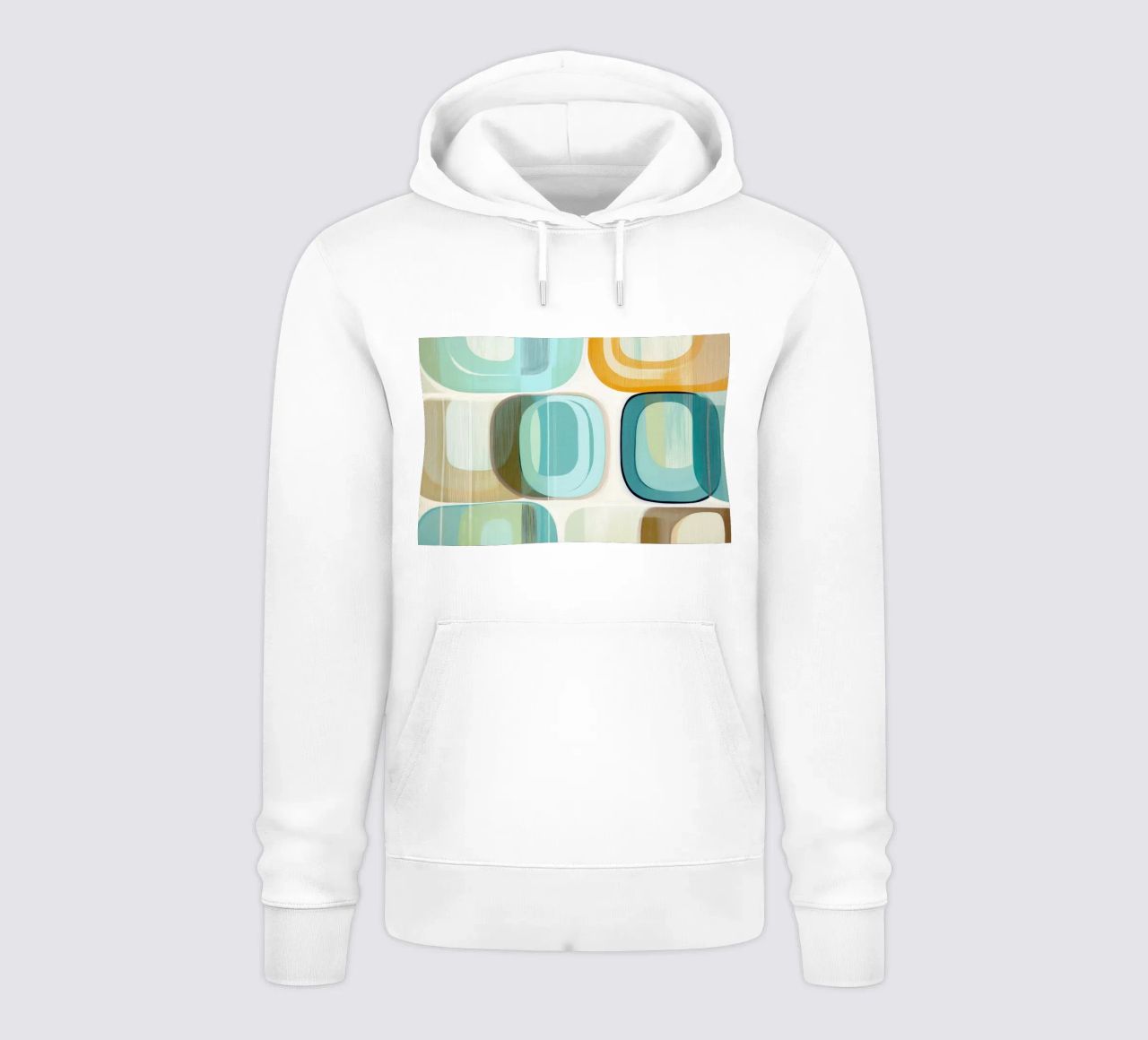 Abstract boho felpa con cappuccio da Imagine
