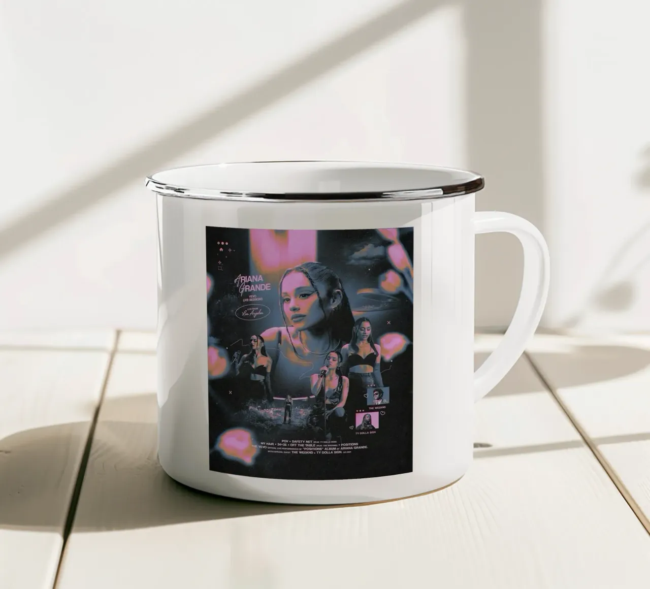 Side To Side dal vivo tazza in smalto da hornosofhappy