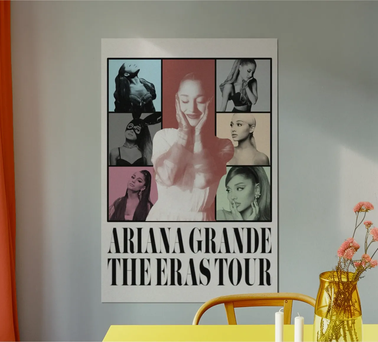 Grande Vibes World Tour poster da hornosofhappy