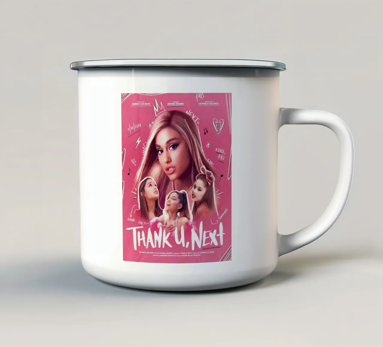 Grandi notti in fiore tazza in smalto da hornosofhappy