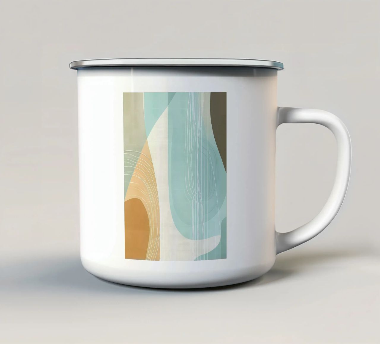 Abstract boho tazza in smalto da Imagine