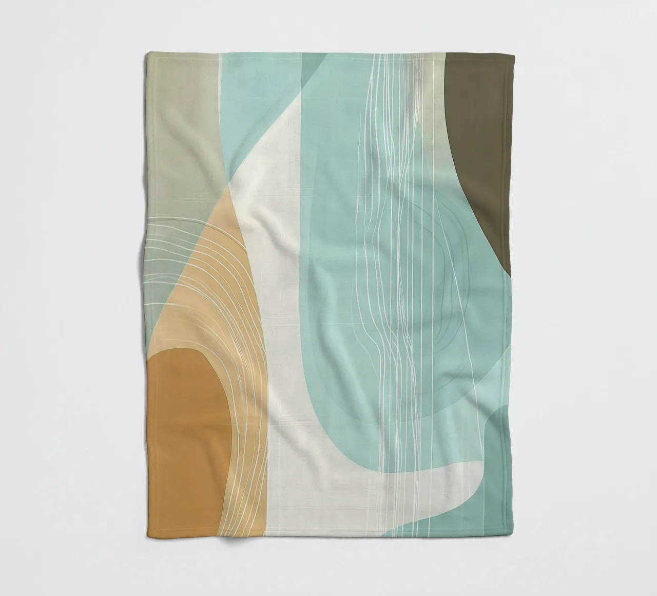 Abstract boho coperta in pile da Imagine