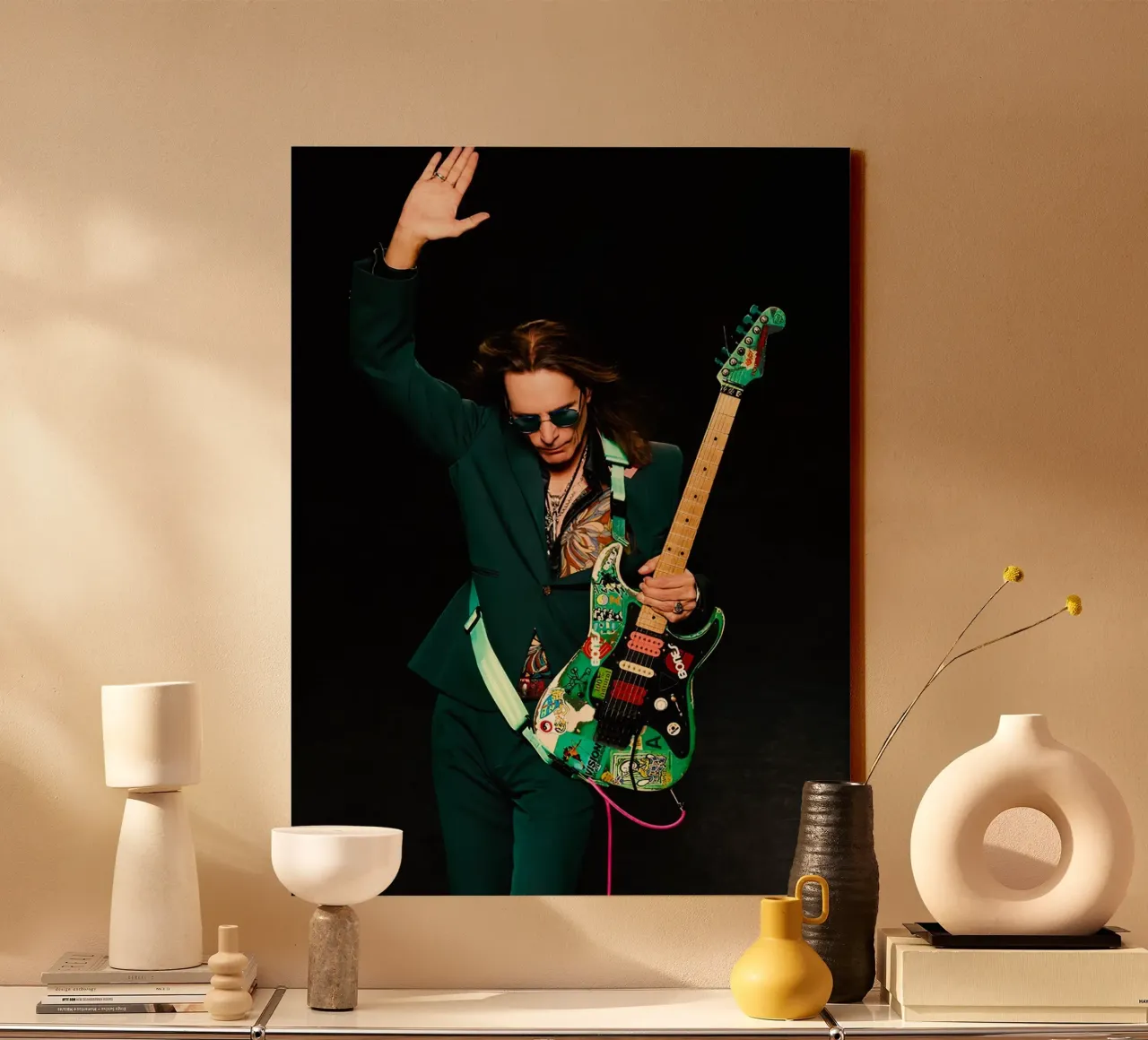 Steve Vai tela con Cornice a cassetta da Musadad Shop