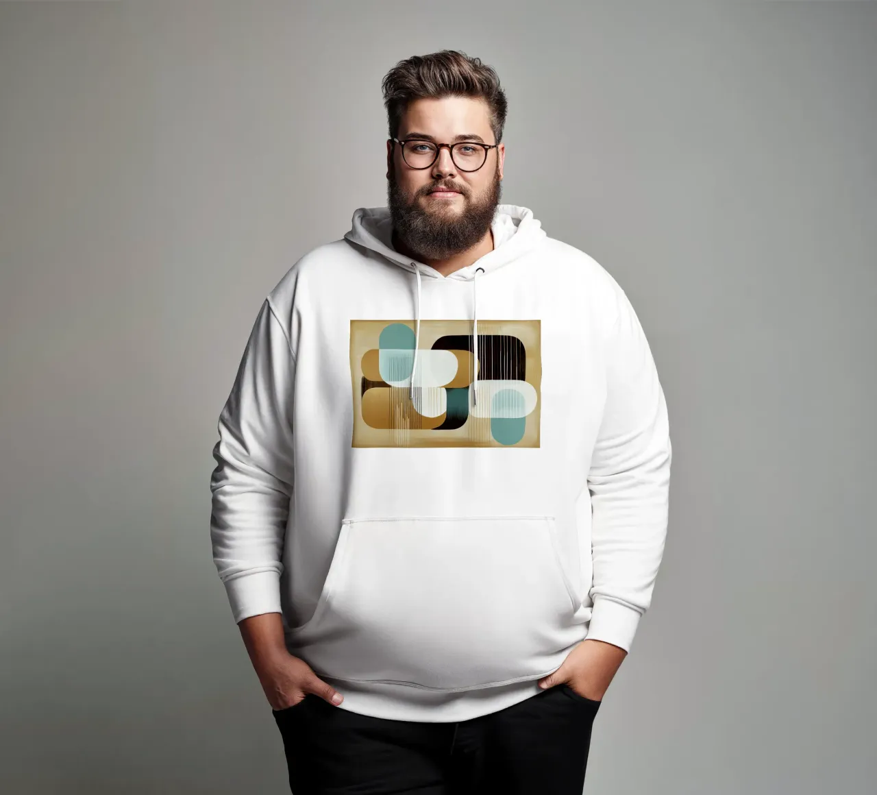 Abstract boho hoodie by Imagine