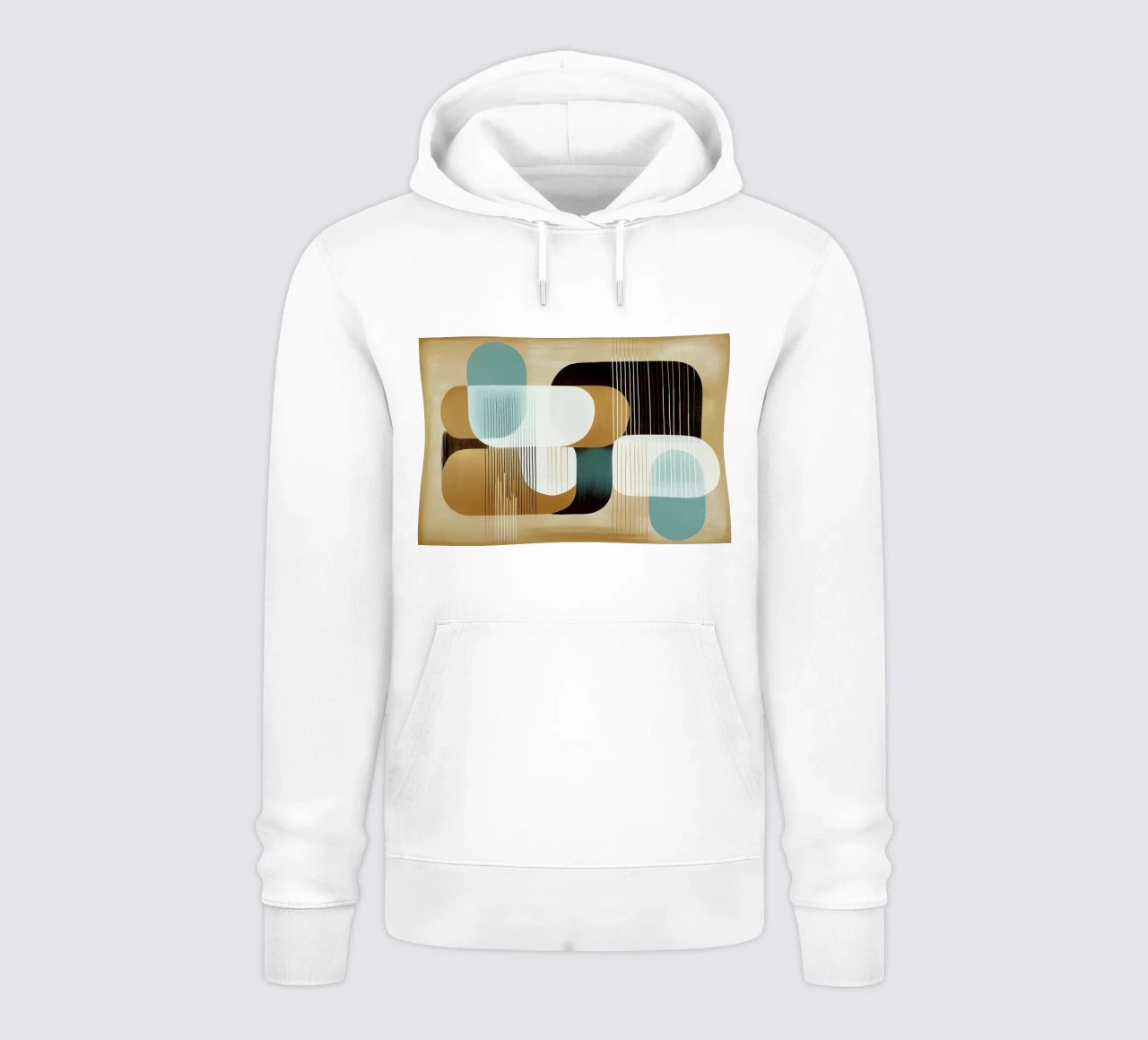 Abstract boho felpa con cappuccio da Imagine