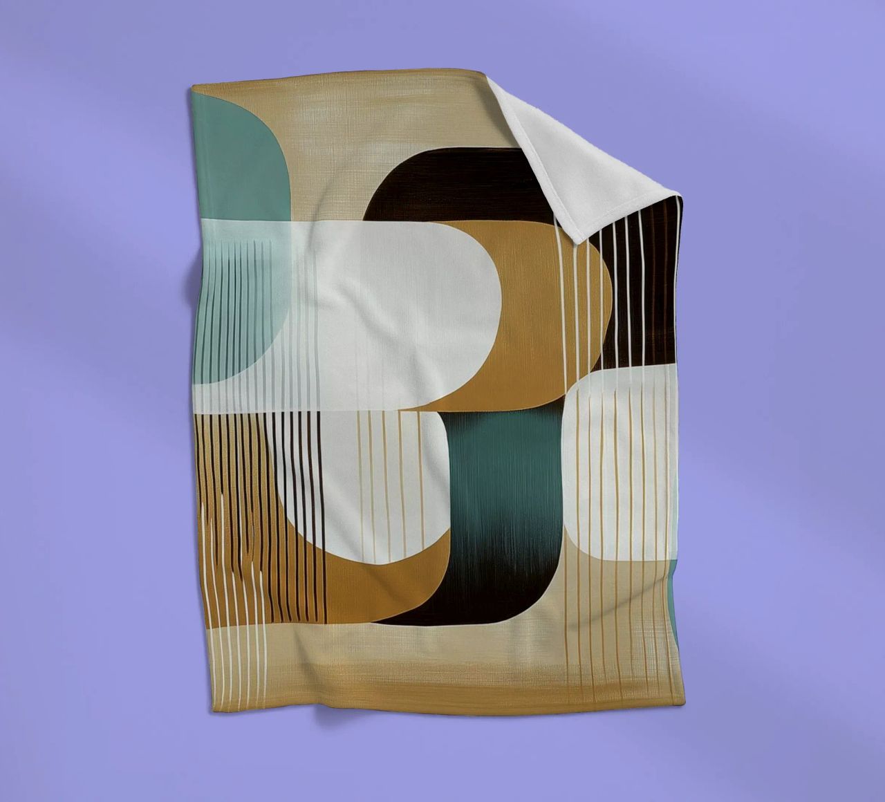 Abstract boho coperta in pile da Imagine