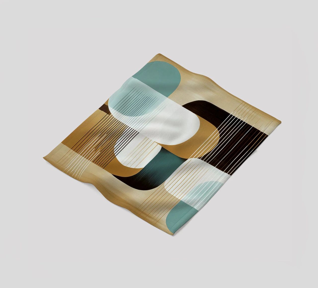 Abstract boho coperta in pile da Imagine