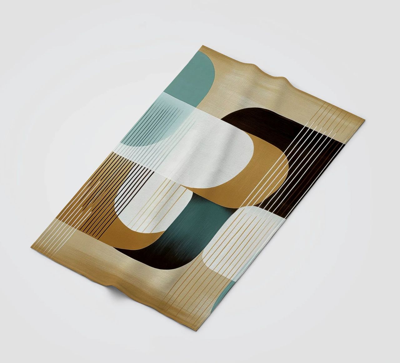 Abstract boho coperta in pile da Imagine
