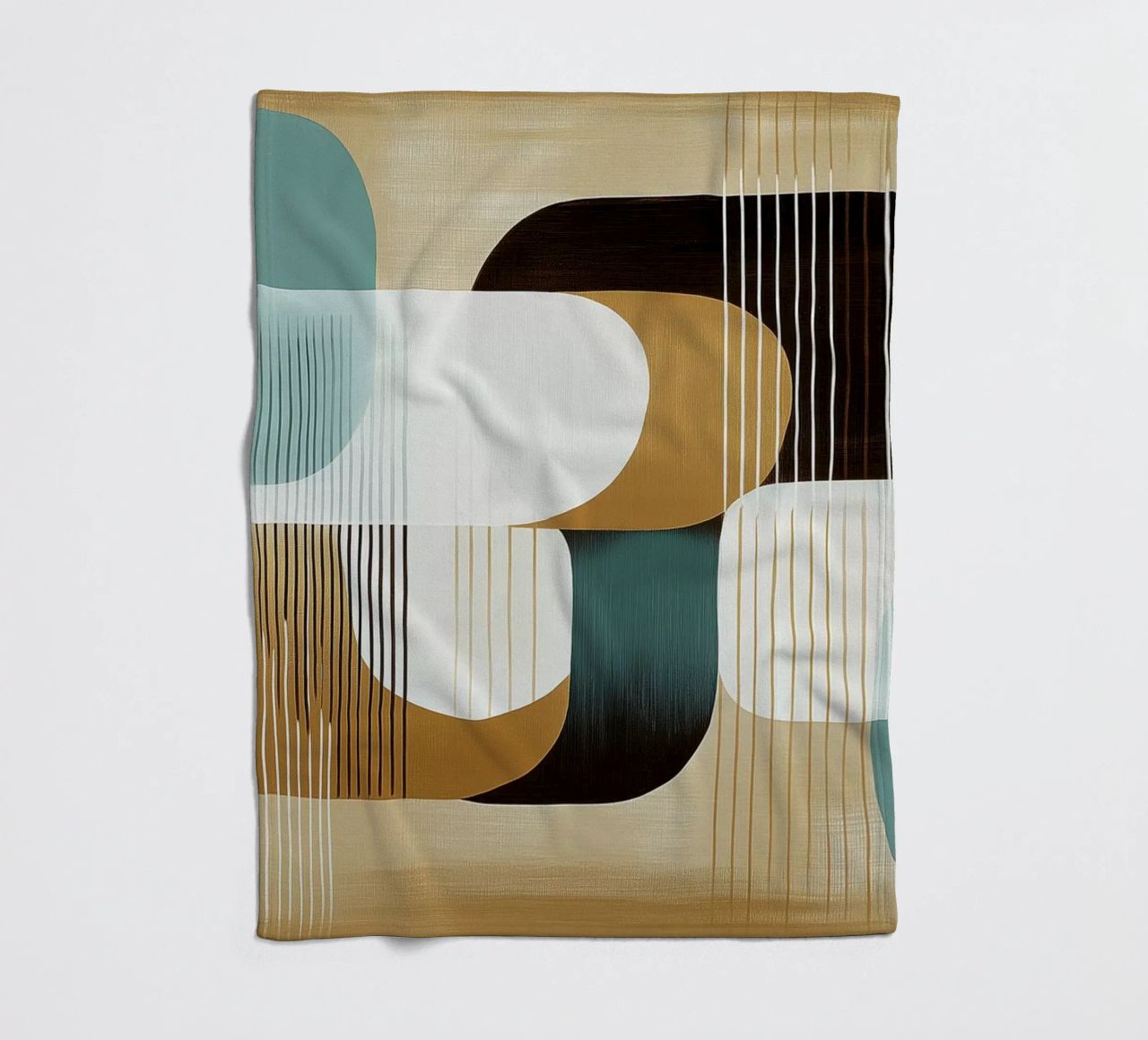 Abstract boho coperta in pile da Imagine