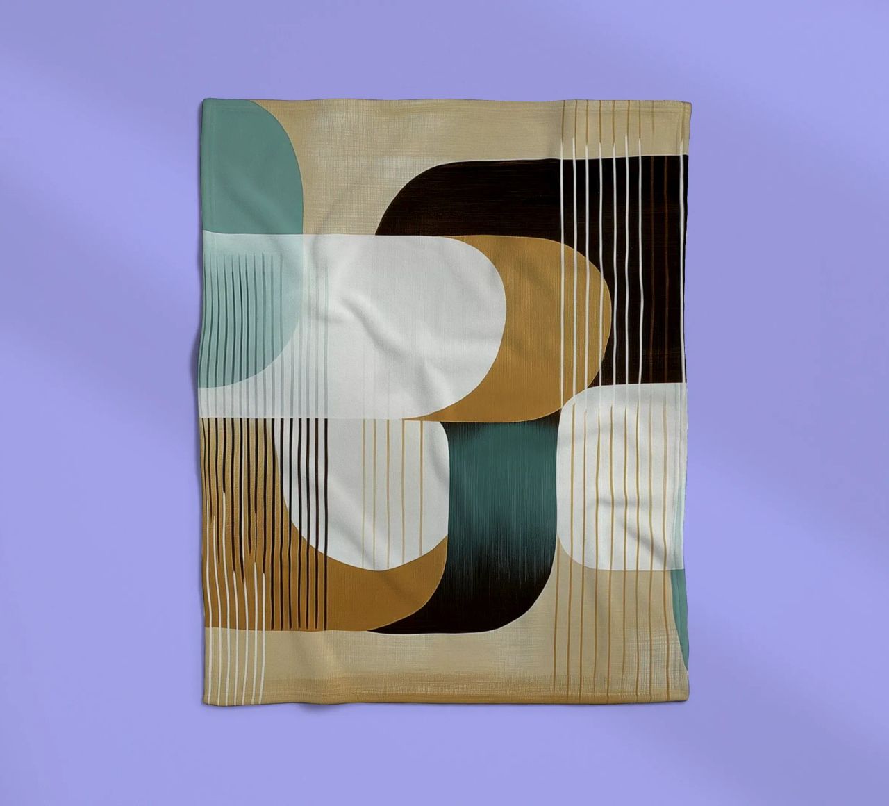 Abstract boho coperta in pile da Imagine