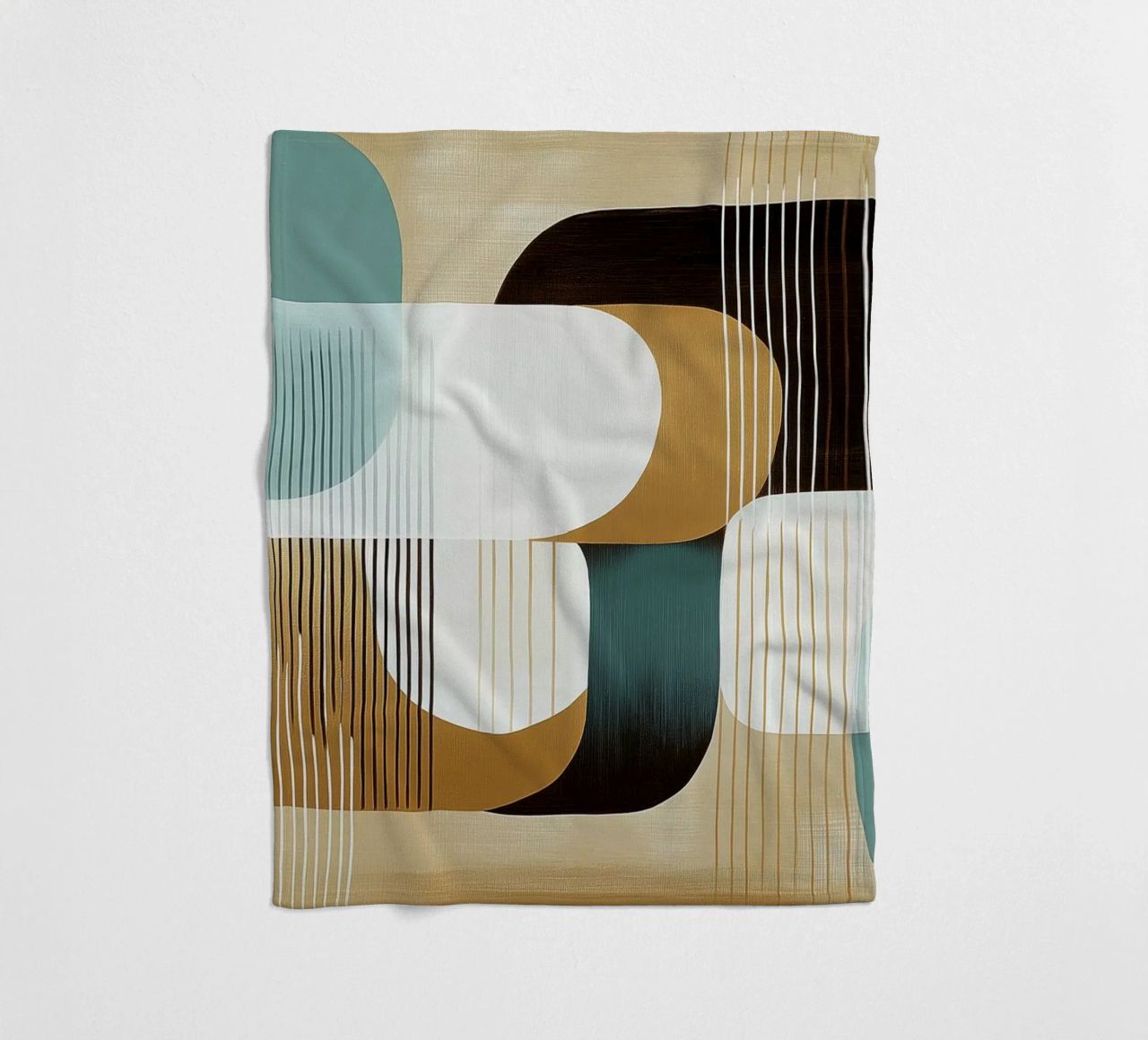 Abstract boho coperta in pile da Imagine