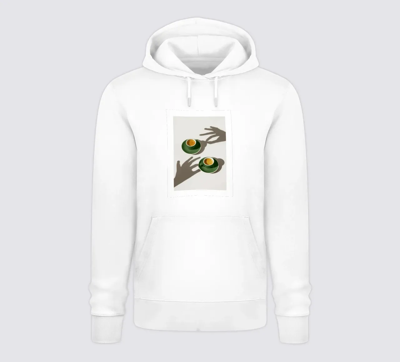 Tazze di caffè verde felpa con cappuccio da mary shop