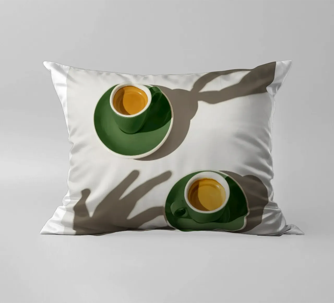 Tazze di caffè verde cuscino da mary shop